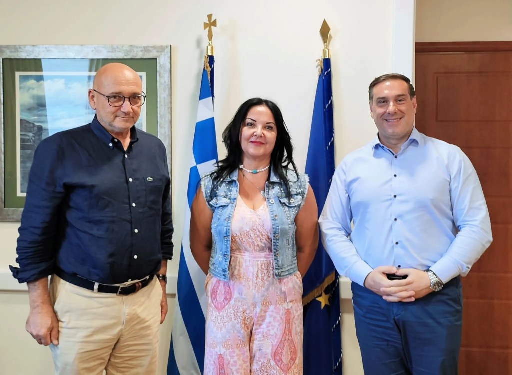 Συνάντηση του Αντιπεριφερειάρχη Γ.Ματαλλιωτάκη με τον Πρύτανη και την Αντιπρύτανη Διοικητικών του Πανεπιστημίου Κρήτης