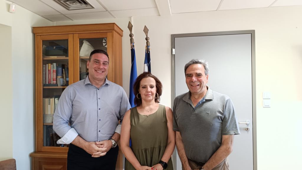 Συνάντηση εργασίας του Αντιπεριφερειάρχη Γ. Ματαλλιωτάκη με τον Πρύτανη και την Αντιπρύτανι του Πολυτεχνείου&nbsp;Κρήτης